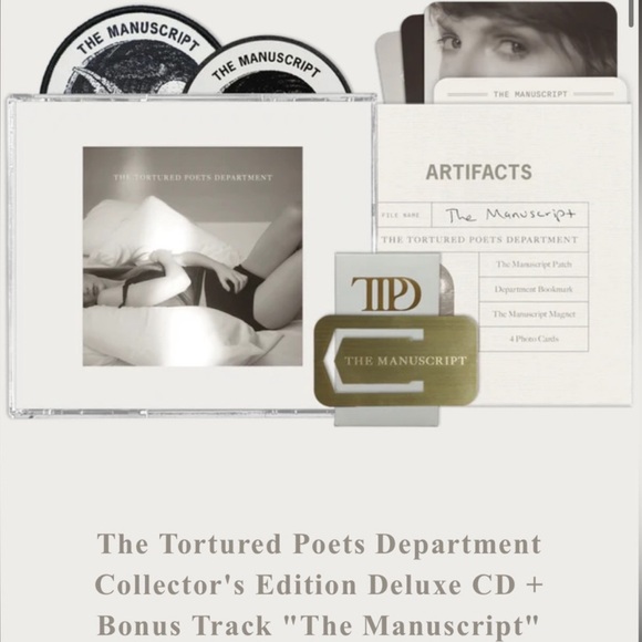 💥FLASH Moving Sale💥 NWT Deluxe Taylor Swift TTPD Collector CD Collection - Picture 6 of 9